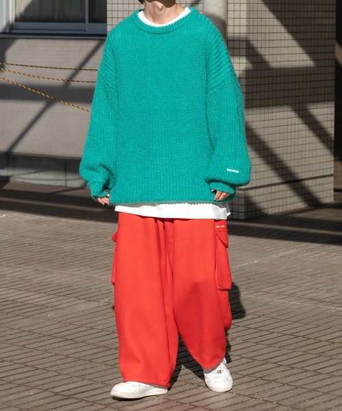 Perushu(ペルーシュ)の「バルーンカーゴパンツ(カーゴパンツ・メンズ・ダークブラウン/グレー/レッド/イエロー・SMALL/MEDIUM/LARGE)」の13枚目の写真