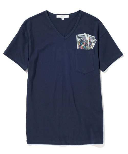 rehacer(レアセル)の「Trick(Tシャツ/カットソー・メンズ・ホワイト/ブラック/チャコールグレー/ネイビー/ブルーグリーン/ワインレッド・X-LARGE/MEDIUM/LARGE/SMALL)」の5枚目の写真