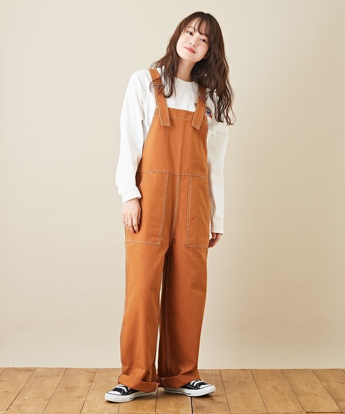 CUBE SUGAR(キューブシュガー)の「天竺 カットソー クルーネック ワッペンTシャツ(Tシャツ/カットソー・レディース・ホワイト/ブラック/トップグレー/ベージュ・M)」の5枚目の写真