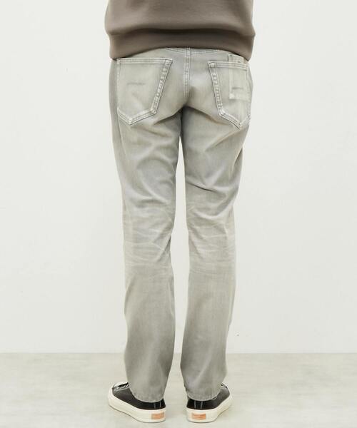 MEN'S MELROSE(メンズメルローズ)の「【別注】yanuk DENIT MICHEL Ⅱ(デニムパンツ・メンズ・グレー/サックスブルー・1/2/4/3)」の9枚目の写真