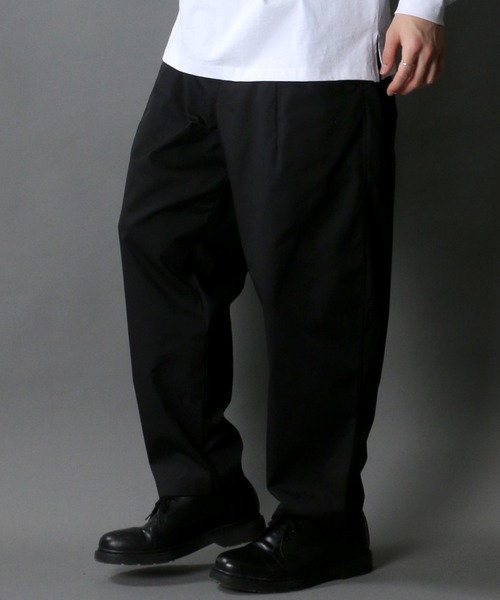 SITRY（シトリー）の「T/C wide balloon pants/ワイド バルーン シェフパンツ/カラーパンツ（スラックス・メンズ・ライトグレー/ブラック/ベージュ/ネイビー/ライトカーキ・LL/M/L）」の22枚目の写真