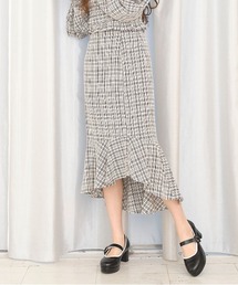 TITTY&CO. | チェックマーメイドスカート(スカート)