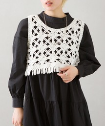 カギ針タンクトップ