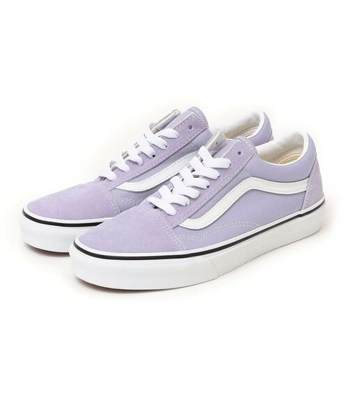 VANS（バンズ）の「VANS: OLDSKOOL ブライトカラー スニーカー（スニーカー・レディース・イエロー/ラベンダー・40/35/45/30）」の2枚目の写真