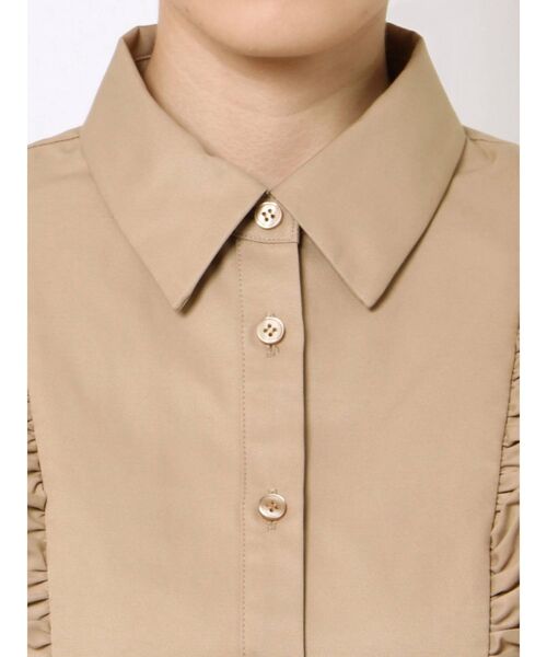 CALNAMUR(カルナムール)の「フリルシャツワンピース(ワンピース・レディース・ベージュ/ホワイト/ブラック・FREE)」の18枚目の写真