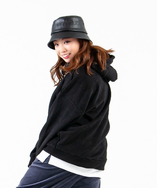 mimonal(ミモナル)の「ビックシルエットフーディー【ユニセックス】(パーカー・メンズ・ブラック/グレー/ブルー/グリーン/アイボリー・FREE)」の18枚目の写真
