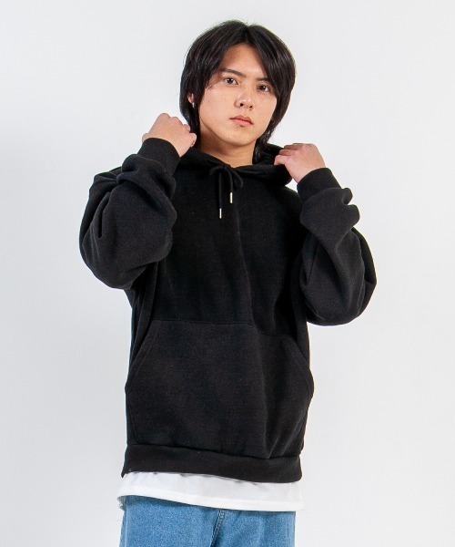 mimonal(ミモナル)の「ビックシルエットフーディー【ユニセックス】(パーカー・メンズ・ブラック/グレー/ブルー/グリーン/アイボリー・FREE)」の22枚目の写真
