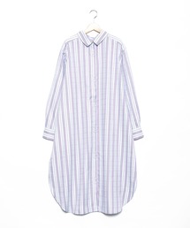 AS KNOW AS PINKY | サラリラ釦あそびシャツワンピース(シャツワンピース)