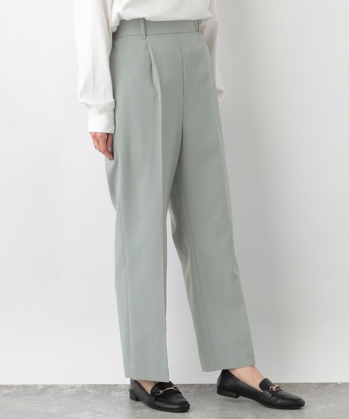 GLOBAL WORK（グローバルワーク）の「ウツクシルエットストレートパンツ/261976（スラックス・レディース・ブラック/グレー系その他/ブラウン系/その他/グリーン系その他3・SMALL/MEDIUM/LARGE）」の14枚目の写真