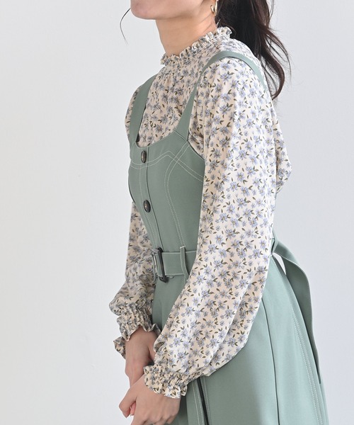 rps(アールピーエス)の「チュール切替ジャンスカ(ジャンパースカート・レディース・ベージュ/ミント/ピンク・M)」の17枚目の写真