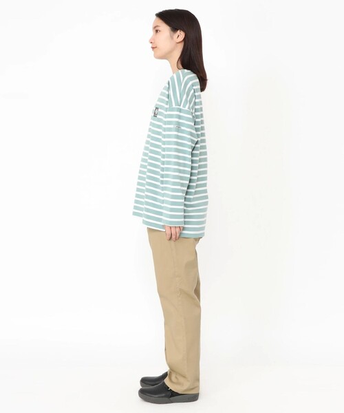 Columbia(コロンビア)の「ウィメンズリラクシングモーメントロングスリーブクルー(Tシャツ/カットソー・レディース・ベージュ/ホワイト/ネイビー/ベージュ系その他/ライトグリーン/ブルー系その他/ホワイト×ブラック・L/LL/S/M/XL)」の10枚目の写真