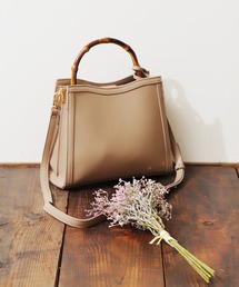 N.（N. Natural Beauty Basic） | フレームスクエアバンブーショルダーバッグ(ショルダーバッグ)