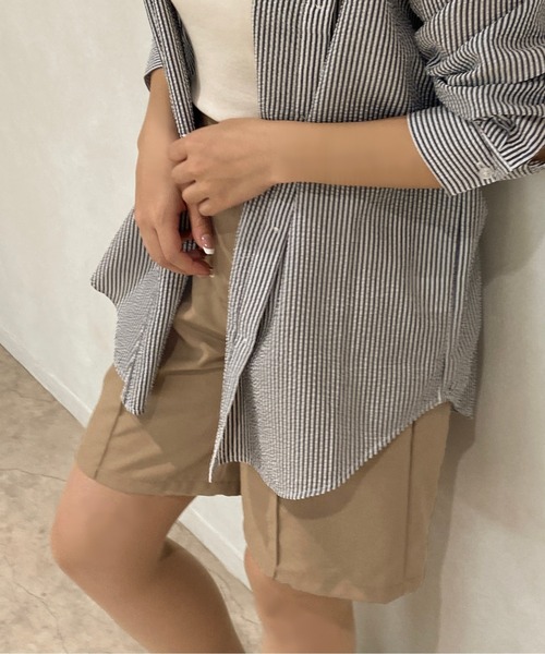 apres jour clair(アプレジュールクレア)の「【apres jour clair】ショートパンツ【SETUP着用可能】【ZOZOTOWN限定アイテム】(その他パンツ・レディース・ダークブラウン/ライトベージュ/ベージュ・フリー/X-LARGE)」の11枚目の写真