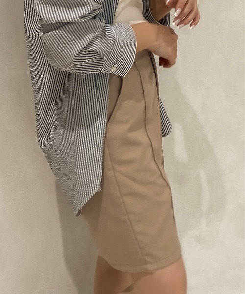 apres jour clair(アプレジュールクレア)の「【apres jour clair】ショートパンツ【SETUP着用可能】【ZOZOTOWN限定アイテム】(その他パンツ・レディース・ダークブラウン/ライトベージュ/ベージュ・フリー/X-LARGE)」の15枚目の写真