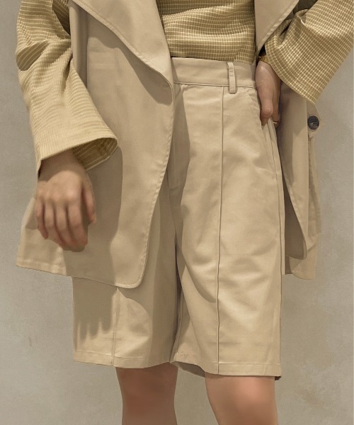 apres jour clair(アプレジュールクレア)の「【apres jour clair】ショートパンツ【SETUP着用可能】【ZOZOTOWN限定アイテム】(その他パンツ・レディース・ダークブラウン/ライトベージュ/ベージュ・フリー/X-LARGE)」の20枚目の写真