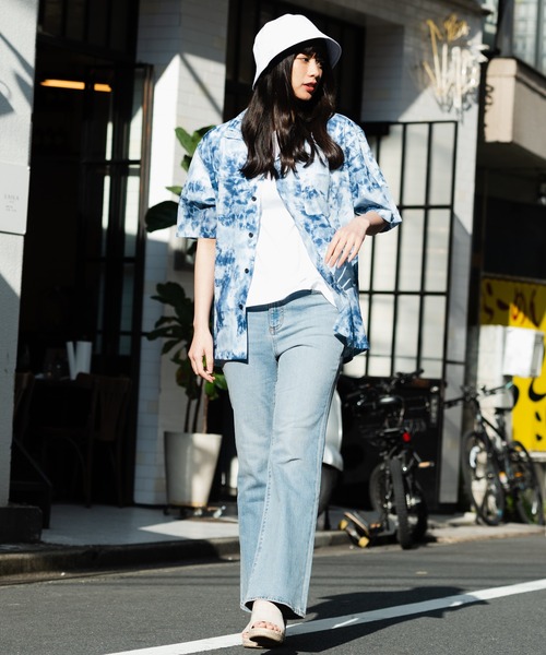 Blue Standard (ブルースタンダード)の「【BLUE STANDARD/ブルースタンダード】メッシュ 接触冷感 総柄 イージーケア 開襟 オープンカラー アロハシャツ(シャツ/ブラウス・メンズ・その他/その他1/その他2・MEDIUM/LARGE/X-LARGE/XX-LARGE)」の20枚目の写真