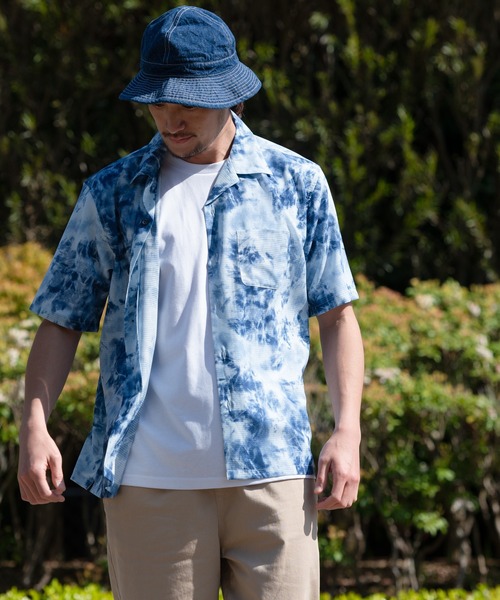 Blue Standard (ブルースタンダード)の「【BLUE STANDARD/ブルースタンダード】メッシュ 接触冷感 総柄 イージーケア 開襟 オープンカラー アロハシャツ(シャツ/ブラウス・メンズ・その他/その他1/その他2・MEDIUM/LARGE/X-LARGE/XX-LARGE)」の11枚目の写真