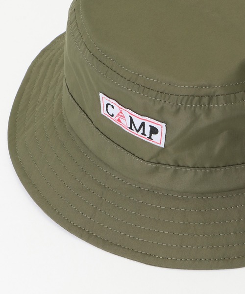 ikka（イッカ）の「CAMPワッペンバケットハット（ハット・キッズ・ブラック/ダークグリーン・FREE）」の6枚目の写真