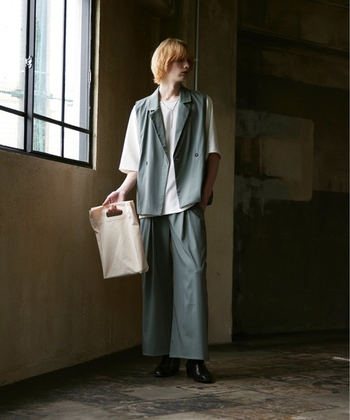 ln fortis(ロンフォルティス)の「ln fortis - ラグランスリーブジョーゼットビッグT(Tシャツ/カットソー・メンズ・ホワイト/ブラック/グレー・SMALL/MEDIUM)」の15枚目の写真