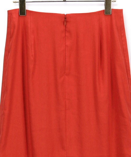 ADAM ET ROPE'（アダムエロペ）の「【WEB限定】リネンMIXバックマーメイドスカート（スカート・レディース・ブラック/ベージュ/レッド・38/36）」の12枚目の写真