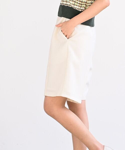 rps（アールピーエス）の「麻調センターシームハーフパンツ（その他パンツ・レディース・ブラック/グリーン/アイボリー・M）」の11枚目の写真