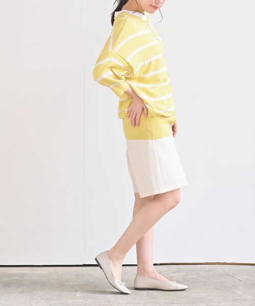 rps（アールピーエス）の「麻調センターシームハーフパンツ（その他パンツ・レディース・ブラック/グリーン/アイボリー・M）」の20枚目の写真