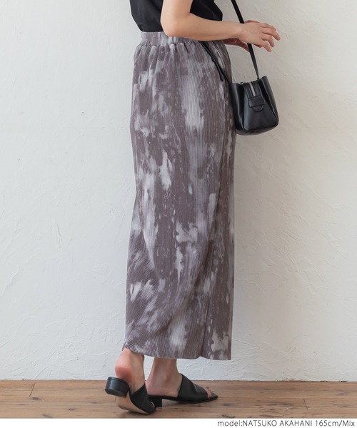 coca（coca）（コカ）の「タイダイプリーツスカート（スカート・レディース・その他・ONE SIZE）」の5枚目の写真