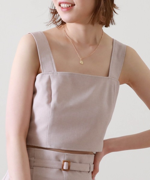 Cheek(チーク)の「【サイズ展開あり】シンプルビスチェ(その他トップス・レディース・ネイビー/モカ/グリーン系その他・SMALL/MEDIUM)」の2枚目の写真