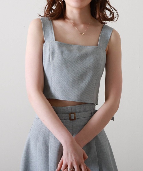 Cheek(チーク)の「【サイズ展開あり】シンプルビスチェ(その他トップス・レディース・ネイビー/モカ/グリーン系その他・SMALL/MEDIUM)」の12枚目の写真