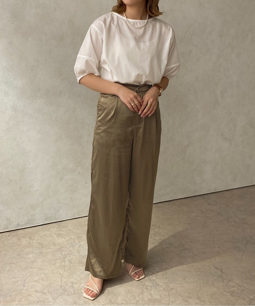 apres jour clair(アプレジュールクレア)の「【apres jour clair】紐付き裾2WAYパンツ【ZOZOTOWN限定アイテム】(その他パンツ・レディース・カーキ/ダークブラウン・X-LARGE/フリー)」の17枚目の写真