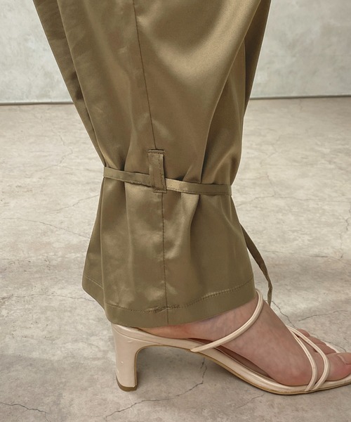 apres jour clair(アプレジュールクレア)の「【apres jour clair】紐付き裾2WAYパンツ【ZOZOTOWN限定アイテム】(その他パンツ・レディース・カーキ/ダークブラウン・X-LARGE/フリー)」の18枚目の写真