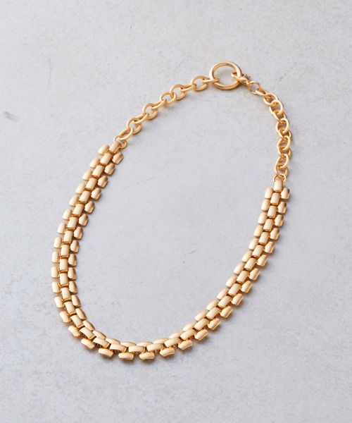 Chico(チコ)の「スクエアメタルチョーカー(チョーカー・レディース・シルバー/ゴールド・FREE)」の5枚目の写真