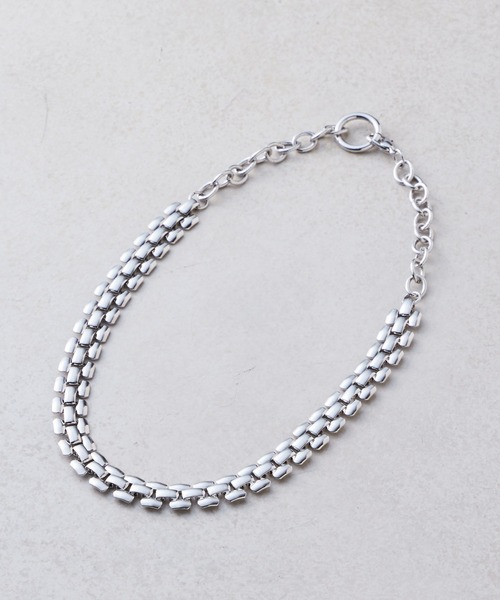 Chico(チコ)の「スクエアメタルチョーカー(チョーカー・レディース・シルバー/ゴールド・FREE)」の3枚目の写真