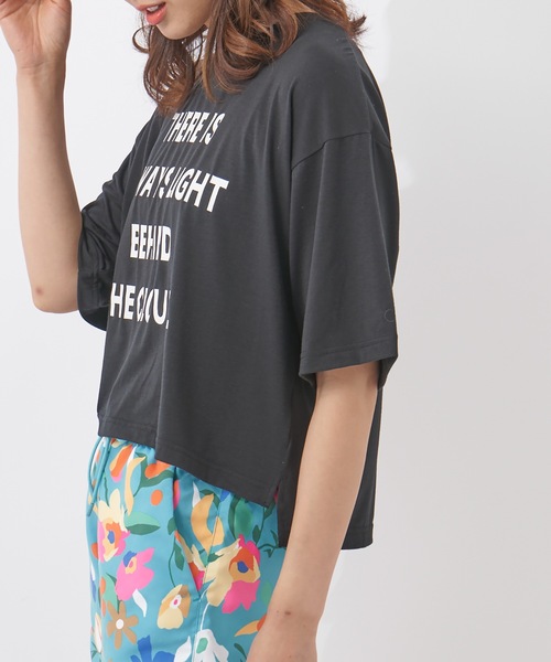 Ocean Pacific（オーシャンパシフィック）の「【OP:オーピー】レディース ハイブリットTシャツ（Tシャツ/カットソー・レディース・ホワイト/ブラック/レッド/ピンク/ラベンダー・MEDIUM/LARGE/X-LARGE）」の11枚目の写真