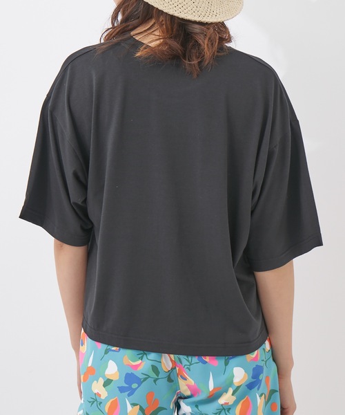 Ocean Pacific（オーシャンパシフィック）の「【OP:オーピー】レディース ハイブリットTシャツ（Tシャツ/カットソー・レディース・ホワイト/ブラック/レッド/ピンク/ラベンダー・MEDIUM/LARGE/X-LARGE）」の12枚目の写真