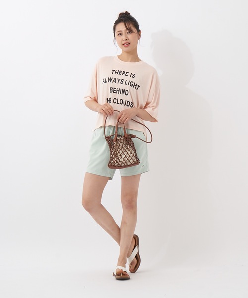 Ocean Pacific（オーシャンパシフィック）の「【OP:オーピー】レディース ハイブリットTシャツ（Tシャツ/カットソー・レディース・ホワイト/ブラック/レッド/ピンク/ラベンダー・MEDIUM/LARGE/X-LARGE）」の15枚目の写真