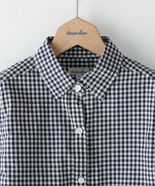 Steven Alan(スティーブンアラン)の「<steven alan>INDIGO BOYS REGULAR SHIRT/シャツ◆(シャツ/ブラウス・レディース・ライトブルー/その他1・SMALL/MEDIUM)」の10枚目の写真