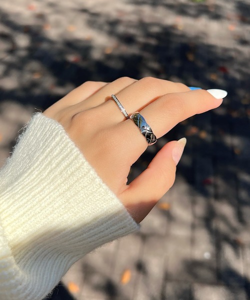 blackdia ocean(ブラックダイヤオーシャン)の「blackdia ocean キルティングデザインリング(リング・レディース・シルバー/ゴールド/ピンクゴールド/ゴールド系その他/ピンク系その他/シルバー系その他・11号/9号/16号/14号/18号/7号)」の20枚目の写真