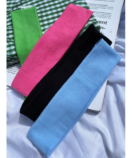 WC（ダブル シー）の「カラーヘアバンド（ヘアバンド・レディース・ブラック/ピンク/ブルー/グリーン・FREE）」の11枚目の写真