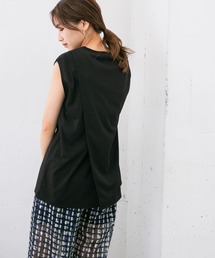 KBF | 『UR TECH ひやサラクール』レイヤードノースリーブカットソー(Tシャツ/カットソー)