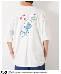 Smurf スマーフ プリントオーバーTシャツ