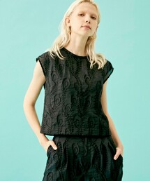 INella | 【INella/イネラ】フェザージャガードシアートップス(Tシャツ/カットソー)