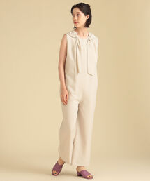 Ray BEAMS | Ray BEAMS / ネック リボン オールインワン(つなぎ/オールインワン)