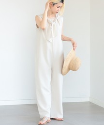 Ray BEAMS | Ray BEAMS / ネック リボン オールインワン(つなぎ/オールインワン)