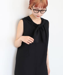 Ray BEAMS | Ray BEAMS / ネック リボン オールインワン(つなぎ/オールインワン)