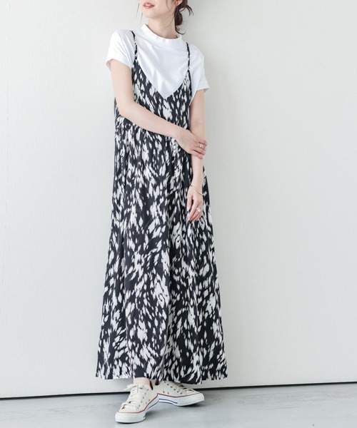 ダルメシアン柄キャミワンピース ワンピース La Gemme ラジェム のファッション通販 Zozotown