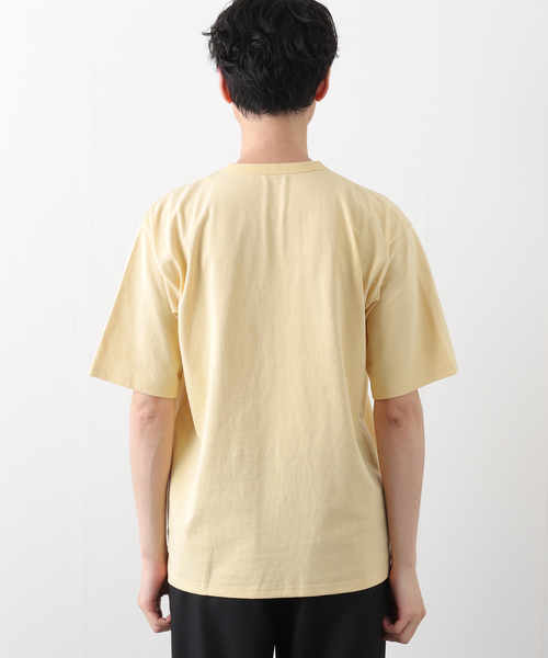 B.C STOCK(ベーセーストック)の「CRH C/N-T-BACK 2 BACK-(Tシャツ/カットソー・メンズ・ホワイト/イエロー・SMALL/MEDIUM/LARGE)」の15枚目の写真