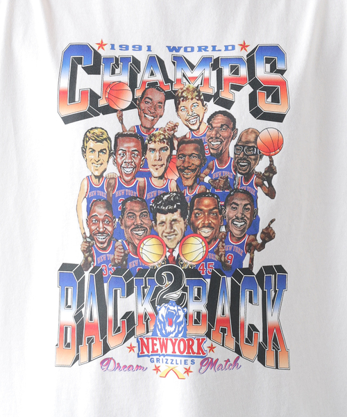 B.C STOCK(ベーセーストック)の「CRH C/N-T-BACK 2 BACK-(Tシャツ/カットソー・メンズ・ホワイト/イエロー・SMALL/MEDIUM/LARGE)」の9枚目の写真