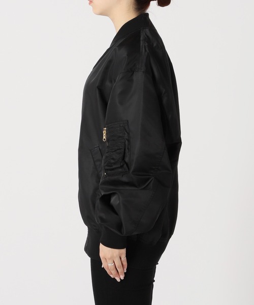 JOURNAL STANDARD（ジャーナルスタンダード）の「■リバーシブルMA-1（MA-1・レディース・カーキ系1/ベージュ系その他/ネイビー/ブラック・FREE）」の11枚目の写真