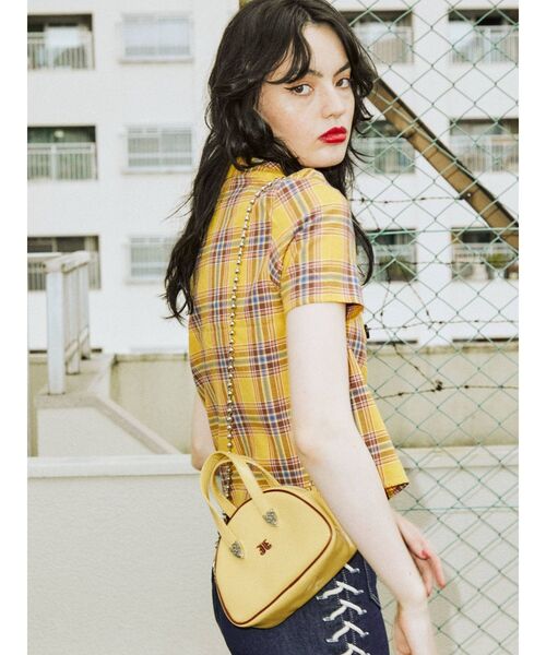 jouetie（ジュエティ）の「ダブルボタンブラウス（シャツ/ブラウス・レディース・ブラック/パープル/イエロー/アイボリー・MEDIUM）」の22枚目の写真